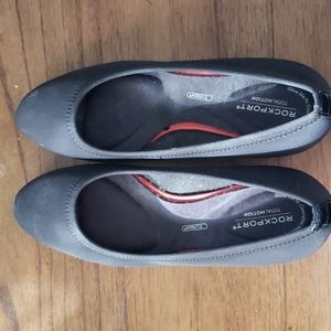 Rockport black flats